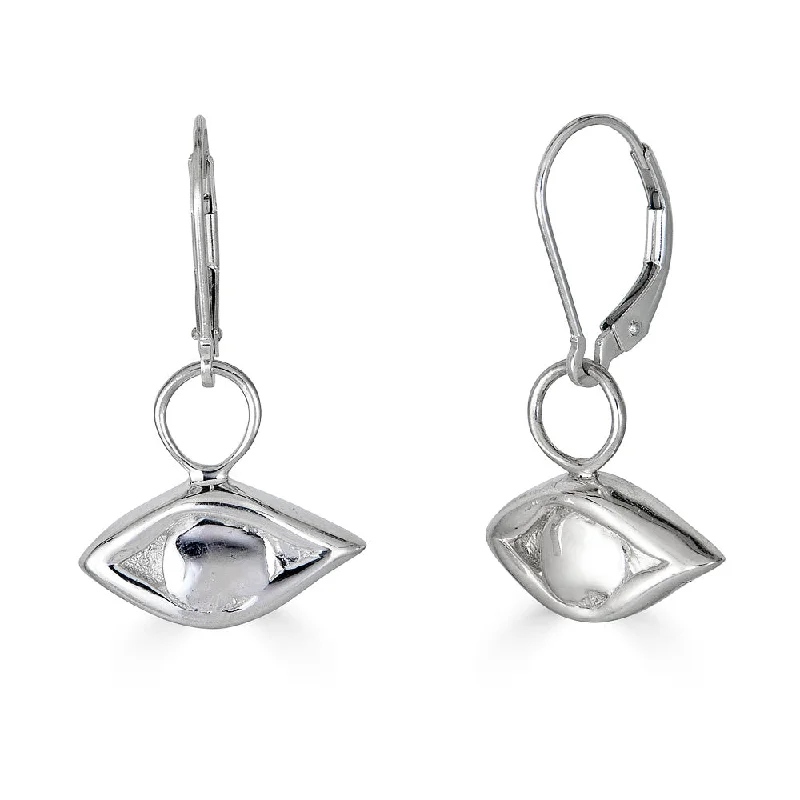 Women's nickel-free earrings-Mini Eye Charm Drops x The Hunt