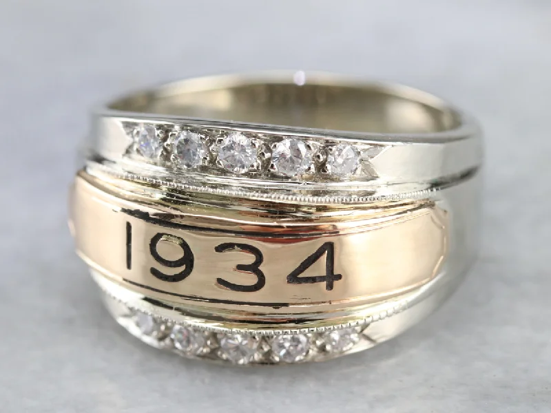 Women's travel rings-1934 Diamond Statement Ring