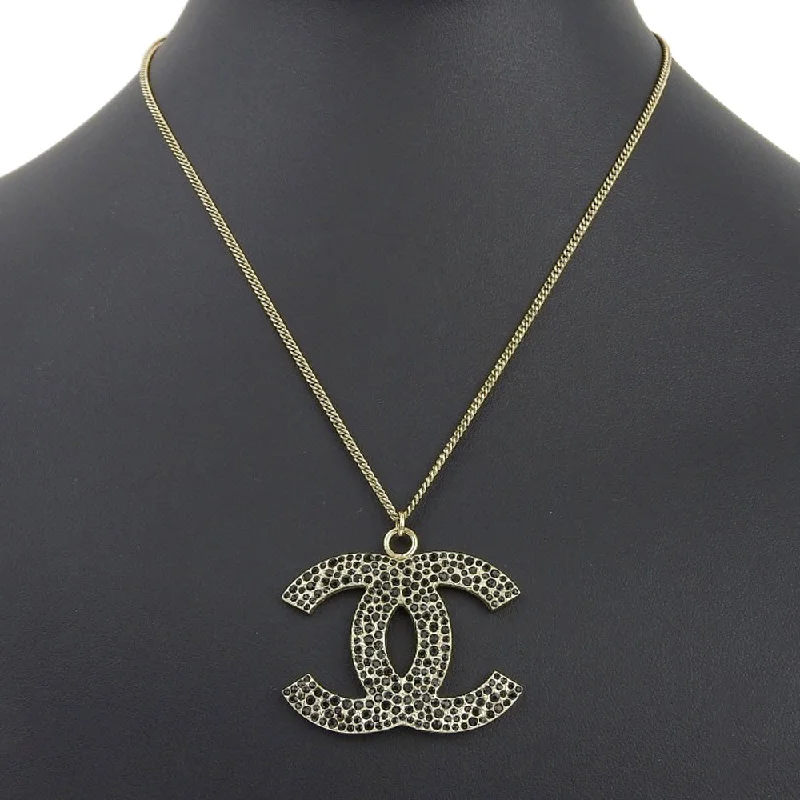 Handmade women's necklaces-Chanel Coco Mark   Plated Necklace Jewelry (Pre-Owned)