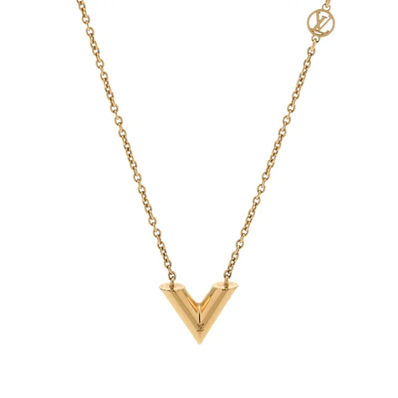 Women's heart-shaped necklaces-Louis Vuitton   Plating Necklace (Pre-Owned)