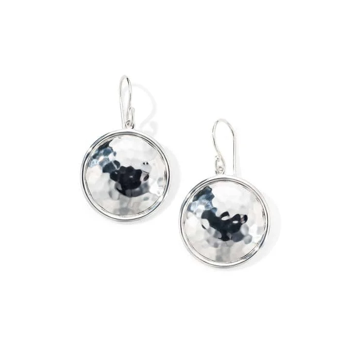 Women's waterproof earrings-Ippolita Classico Medium Goddess Dome Earrings in Sterling Silver