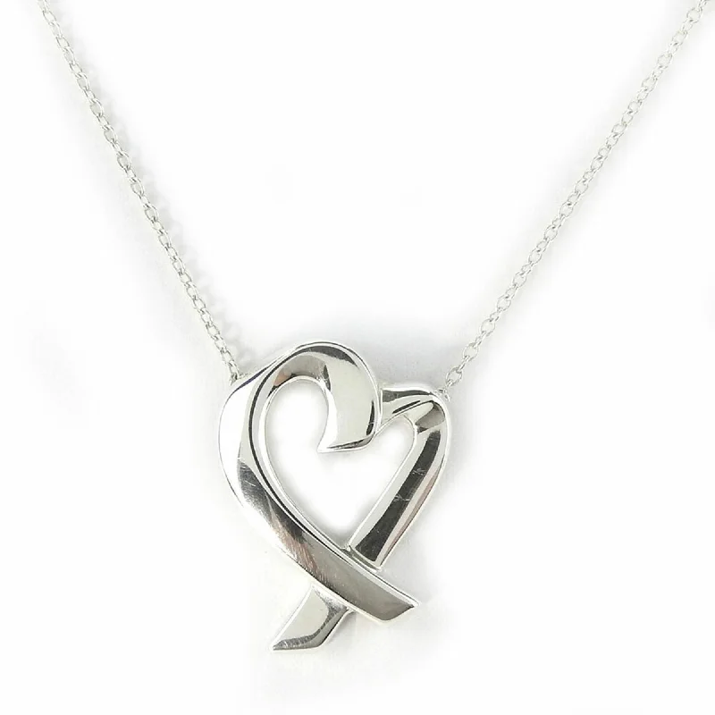 Women's anniversary necklaces-Tiffany Loving Heart Necklace (Pre-Owned)