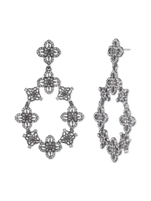 Women's graduation earrings-Lace Orbital Earring