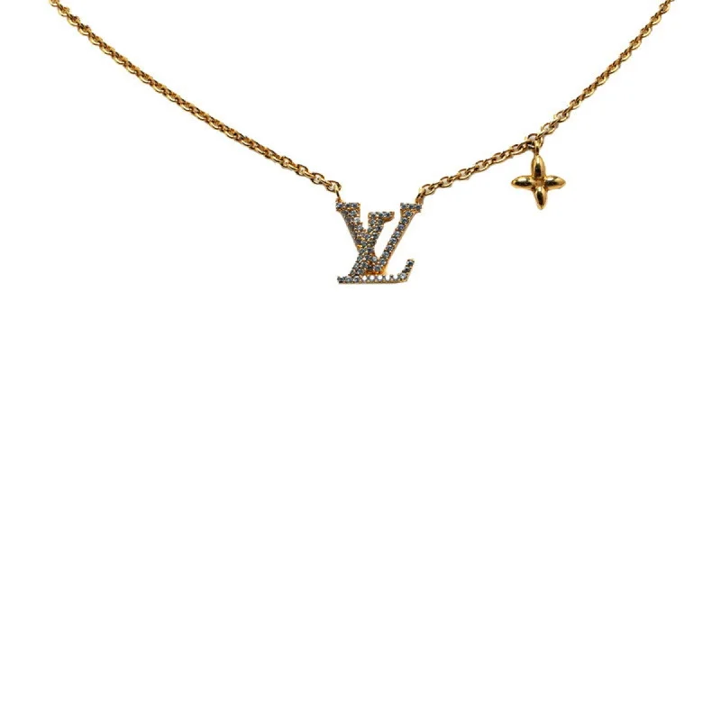 Designer women's necklaces-Louis Vuitton  Rhinestone Necklace (Pre-Owned)