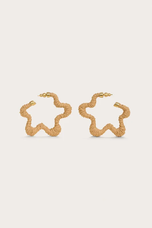 Women's ear cuffs-EMIKO EARRING - TOASTED NATURAL