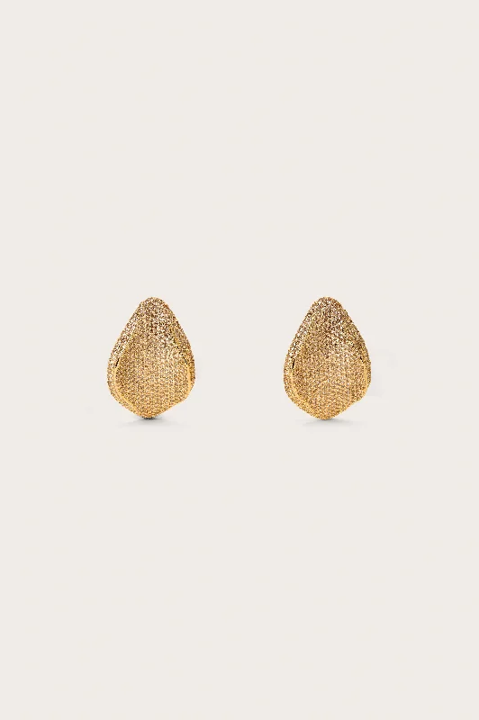 Women's jade earrings-ERIN EARRING - SAND DOLLAR