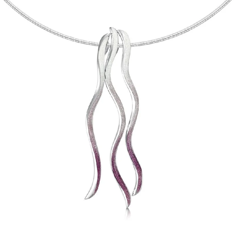 Women's gemstone necklaces-Atlantic Swell Necklet - ENX170