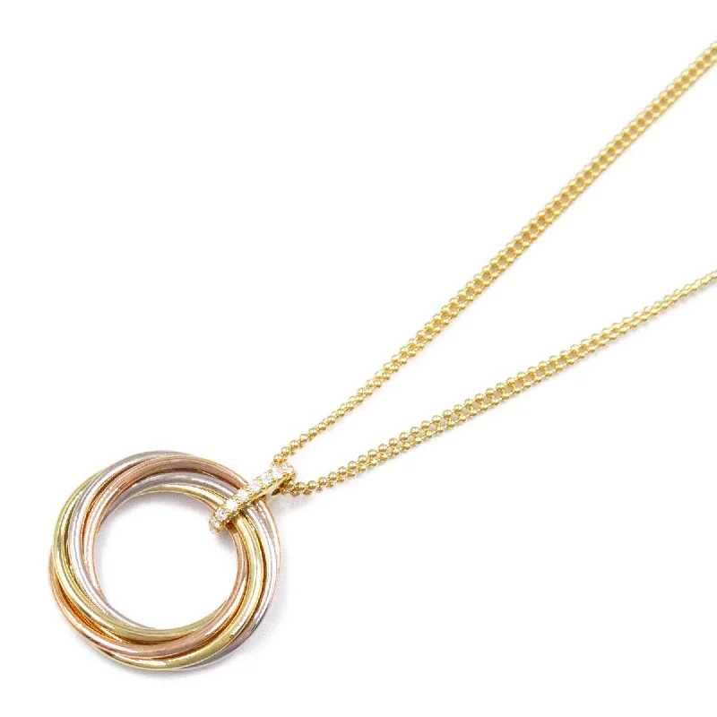 Trendy women's necklaces-Cartier pink  (18K)   (18K) yellow  (18K) Necklace (Pre-Owned)