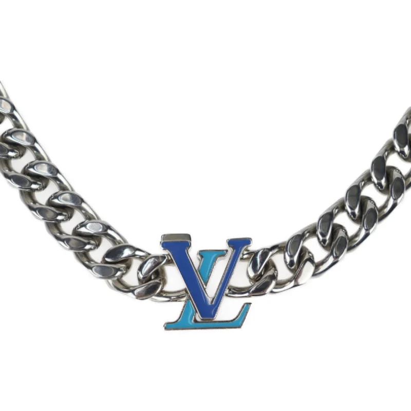 Women's photo necklaces-Louis Vuitton blue  Metal Necklace (Pre-Owned)