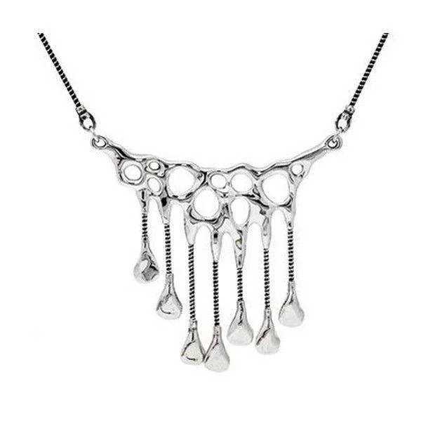 Women's spiritual necklaces-Silver Necklace -N125