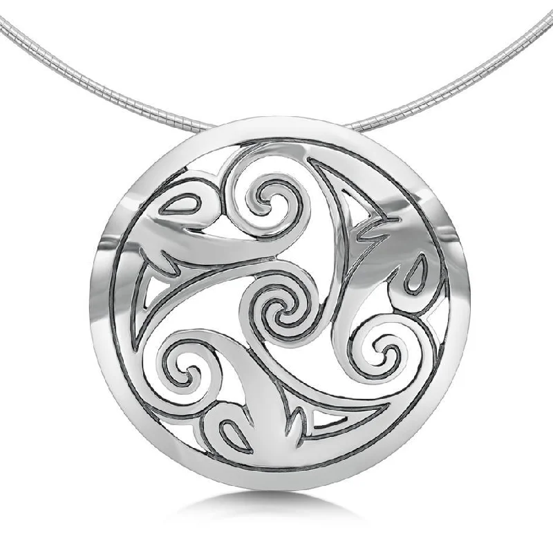 Women's titanium necklaces-Sterling Silver Birsay Necklace - MNX1