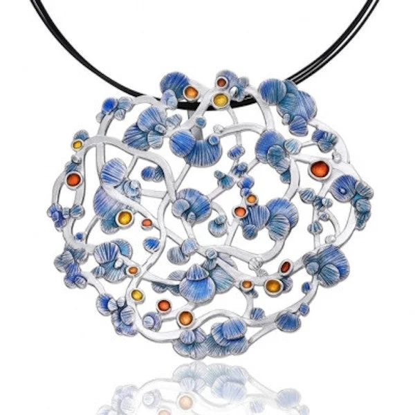 Women's friendship necklaces-Calicaos Enamel Necklace - 766114