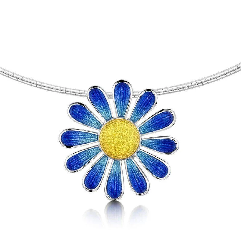 Women's minimalist necklaces-Daisies at Dawn Necklace - ENXX233B