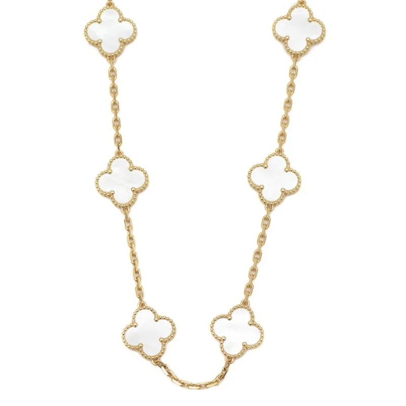 Women's bohemian necklaces-Van Cleef & Arpels  Mother Of ivory  (18K) Necklace (Pre-Owned)