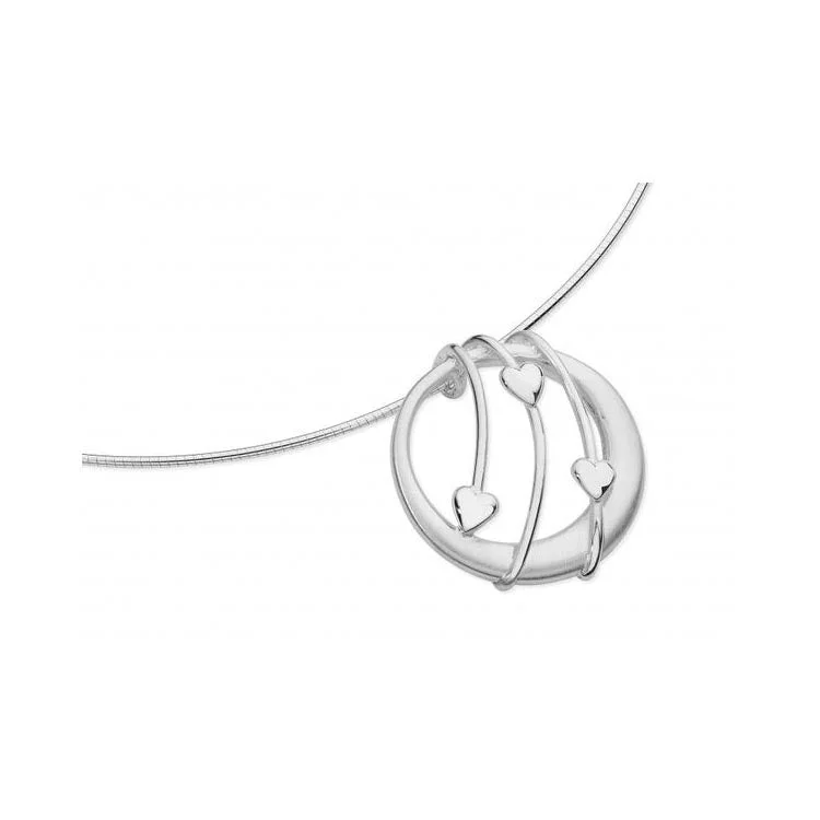 Women's choker necklaces-Cherish Sterling Silver Necklet - 15132