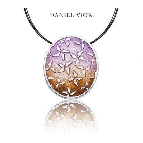 Women's family necklaces-Hoshi Brown Enamel Necklace - 766651