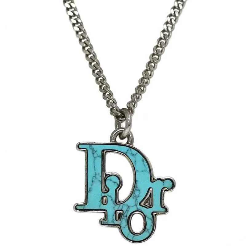 Women's Valentine's Day necklaces-Christian Dior Trotter blue  Metal Necklace (Pre-Owned)