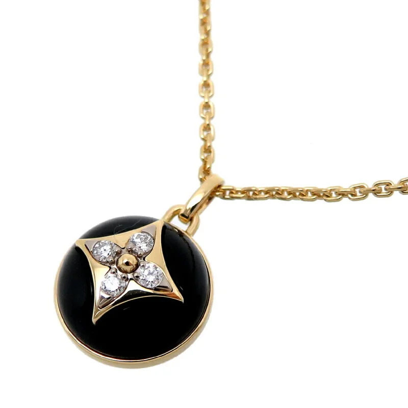 Women's moon phase necklaces-Louis Vuitton Onyx  yellow yellow  Necklace (Pre-Owned)