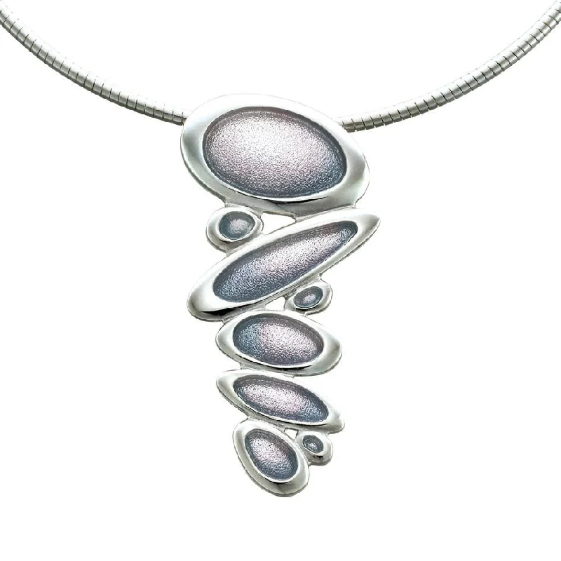 Women's handmade artisan necklaces-Shoreline Pebble Necklet - ENXXX168