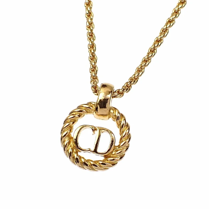 Luxury women's necklaces-Christian Dior   Plating Necklace (Pre-Owned)