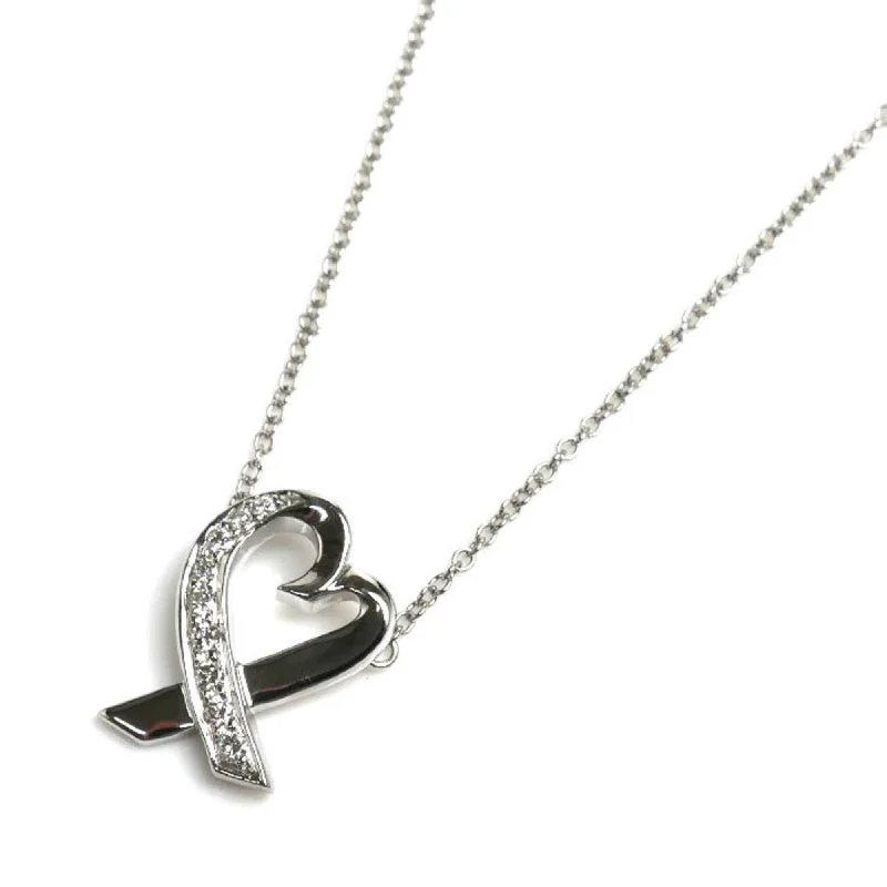 Women's photo necklaces-Tiffany Loving Heart   (18K) Necklace (Pre-Owned)