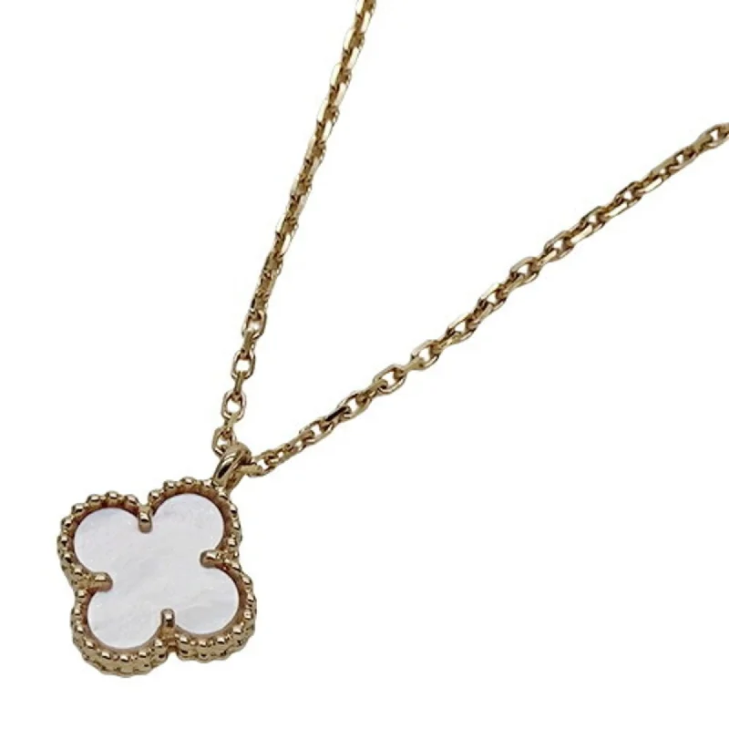 Women's fingerprint necklaces-Van Cleef & Arpels Sweet Alhambra    (18K) Necklace (Pre-Owned)