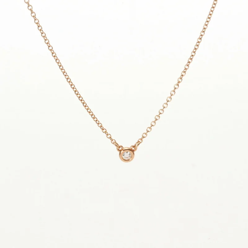 Women's gemstone necklaces-Tiffany pink  (18K) Necklace (Pre-Owned)