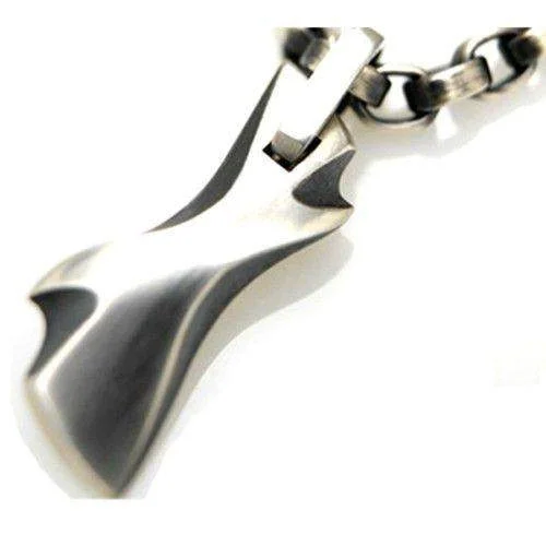 Women's eco-friendly necklaces-Silver Mako Necklace