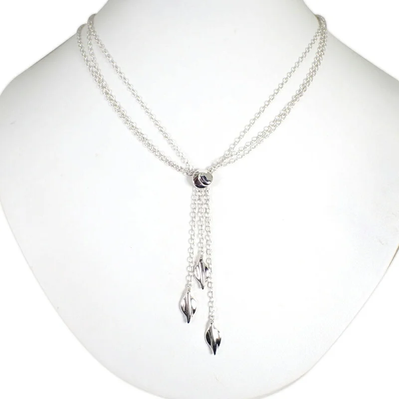 Women's gift necklaces-Tiffany Sterling  925 Necklace (Pre-Owned)