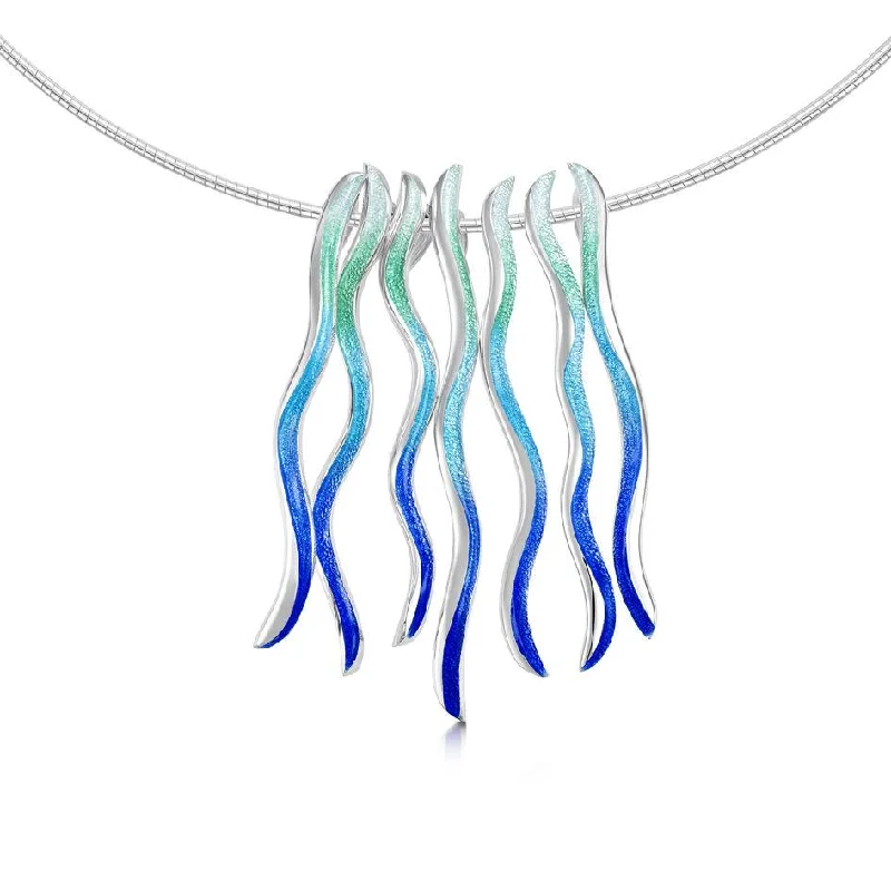 Women's titanium necklaces-Atlantic Swell Necklet - ENXXX171