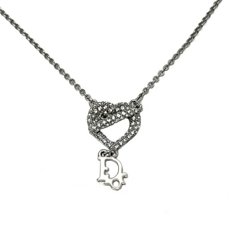 Women's DNA necklaces-Christian Dior  Metal Rhinestone Necklace (Pre-Owned)