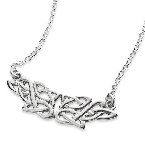 Women's luxury gift necklaces-Seil Celtic Pendant - NO342