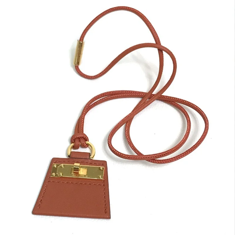 Women's bridal necklaces-Hermes  Leather Necklace (Pre-Owned)