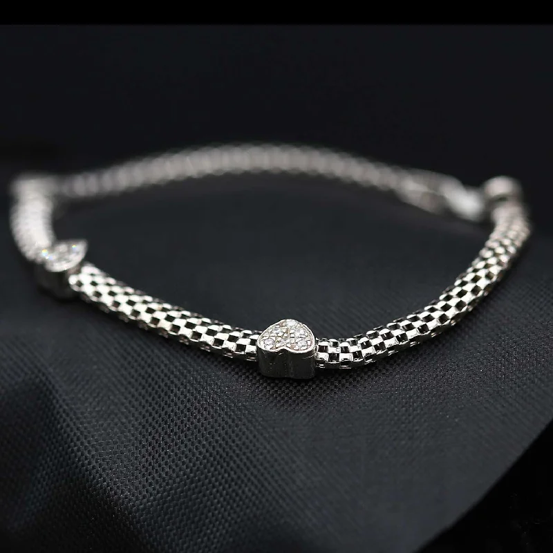 Vintage women's bangles-Bracelet en argent SPW021