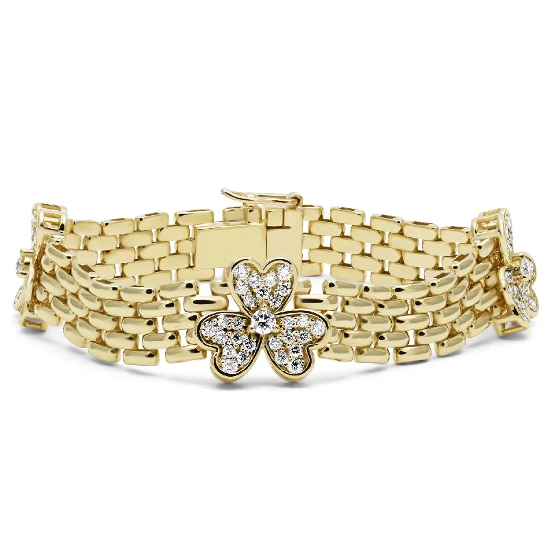 Women's geometric bangles-Bracelet - Diamond (2430B)