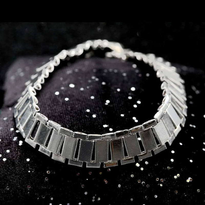 High-end women's bangles-Bracelet en argent SP028