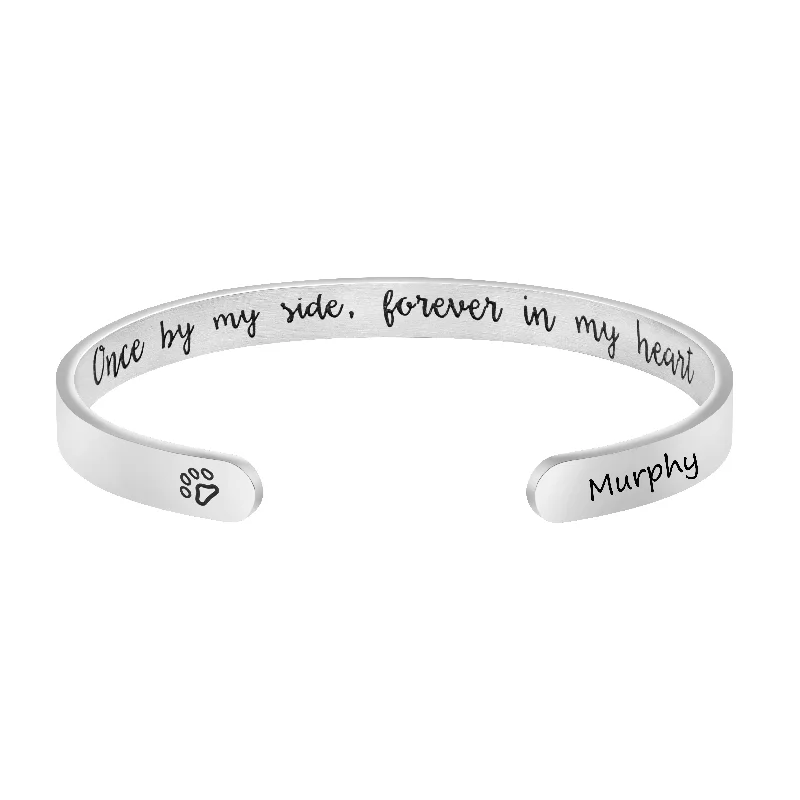 Women's modern design bangles-Murphy Pet Memorial Bracelets for Pet Lovers