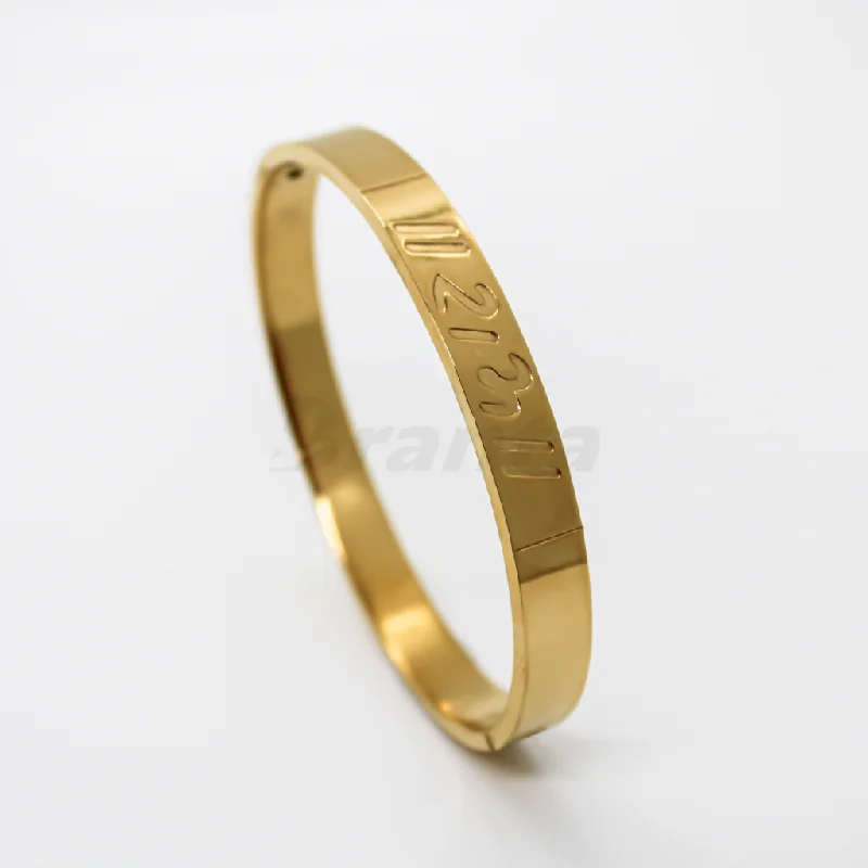 Women's formal bangles-Ram Men's Gold Bracelet