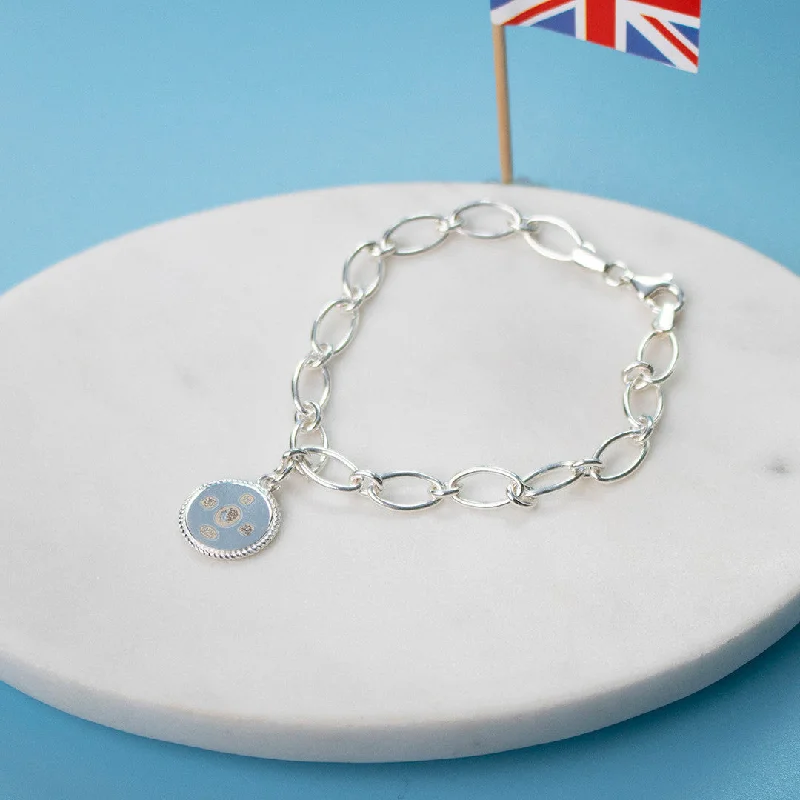 Women's minimalist bangles-Limited Edition King Charles III Coronation Bracelet