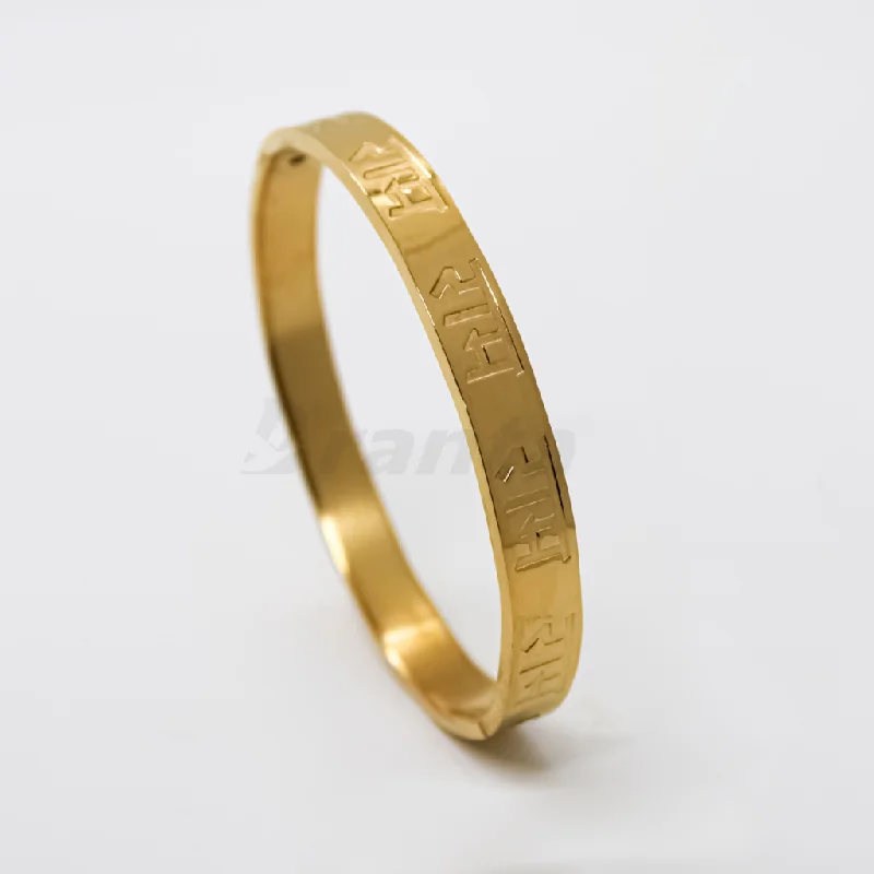 Women's photo bangles-Divine Ram Men's Gold Bracelet