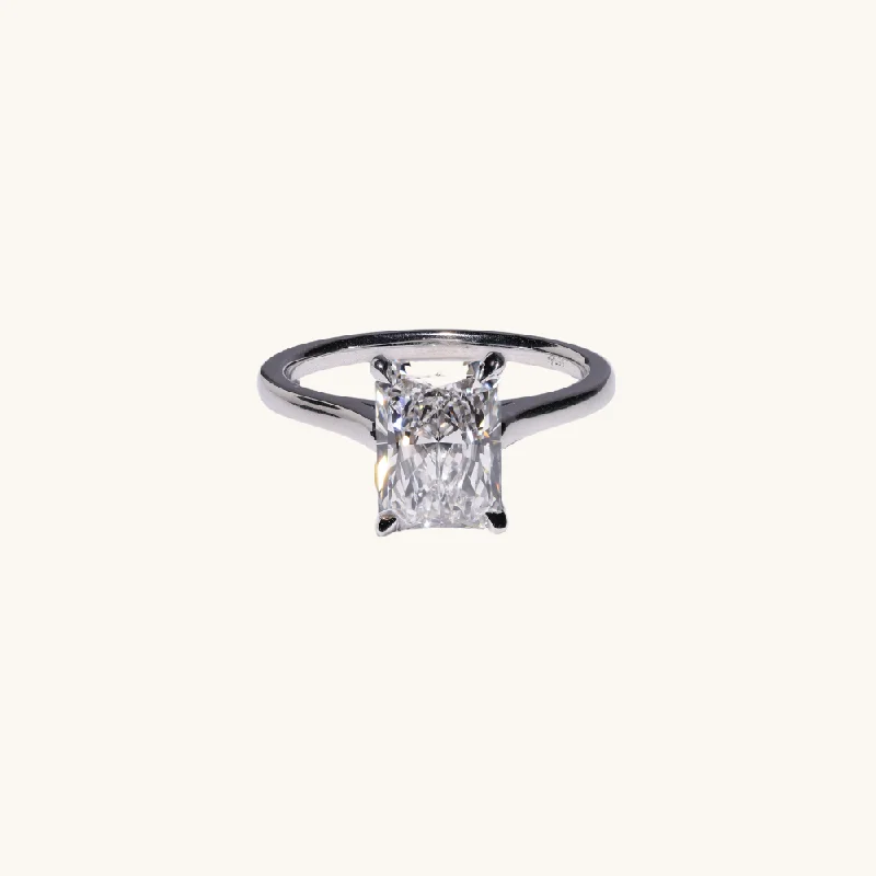 Women's star rings-2.52 Radiant Lab Diamond Engagement Ring