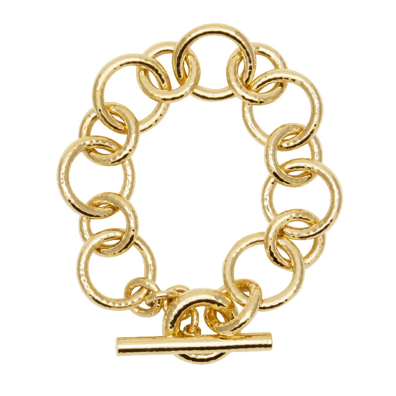 Women's stainless steel bangles-Bracelet - Gold (2397A)