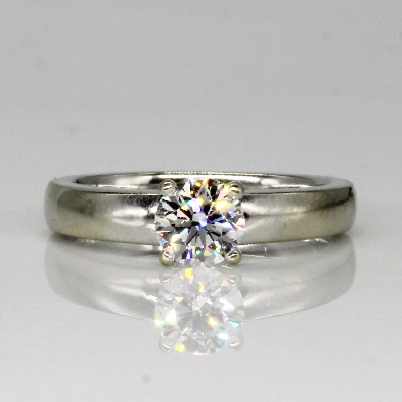 Women's K gold rings-Birks' Canadian Diamond Solitaire Engagement Ring | 0.54ct | SZ 4.75 |